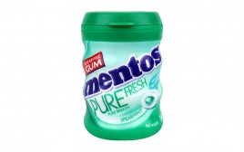 Mentos Pure Fresh Spearmint, Sugarfree Gum  Bottle  54.6 grams